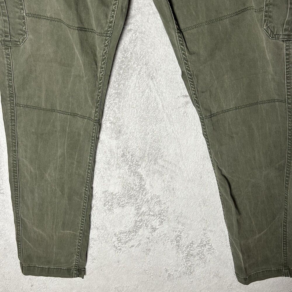 Vintage Green Women’s Levi Cargo Pants Size 6 Rare Skinny Combat Grunge Punk   - Picture 3 of 12